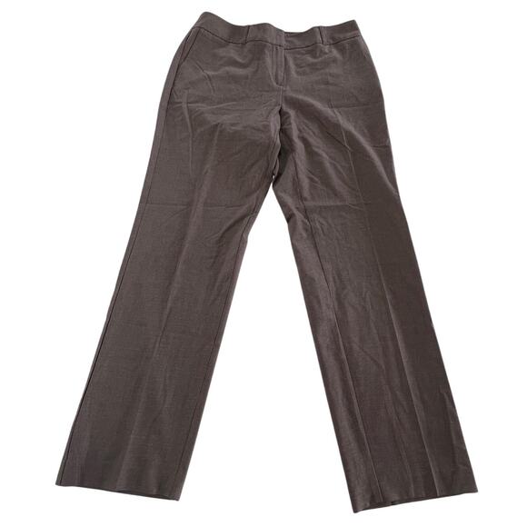 J Jill Pants Womens 12 Brown Stretch Dress Trouser Career Genuine Fit At Waist - Picture 1 of 8